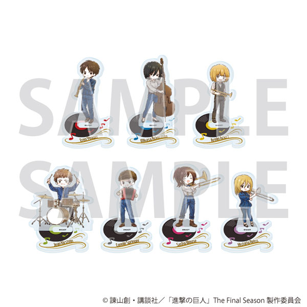 アクリルぷちスタンド「TVアニメ『進撃の巨人』」01/ジャズver. Aセット グラフアートイラスト 7個入りBOX[A3]《０５月予約》