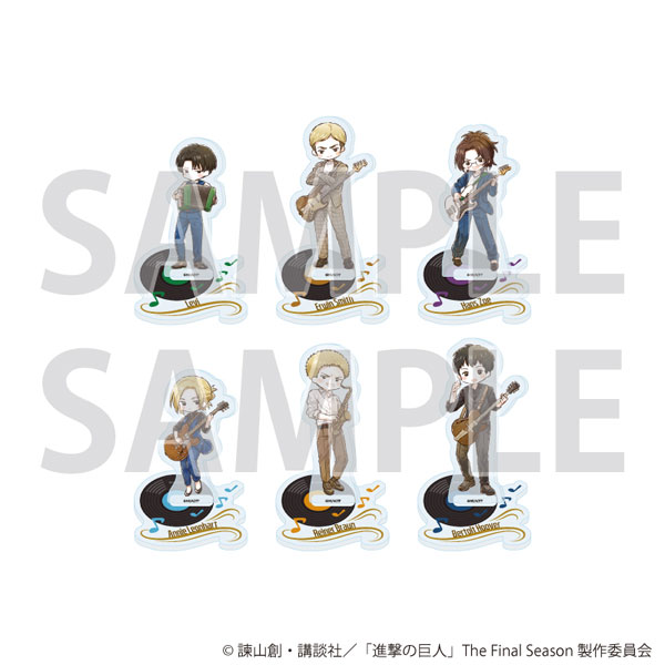 アクリルぷちスタンド「TVアニメ『進撃の巨人』」02/ジャズver. Bセット グラフアートイラスト 6個入りBOX[A3]《０５月予約》