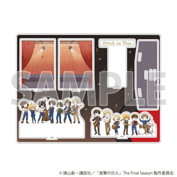 アクリルジオラマ「TVアニメ『進撃の巨人』」02/ジャズver.(グラフアートイラスト)[A3]《０５月予約》