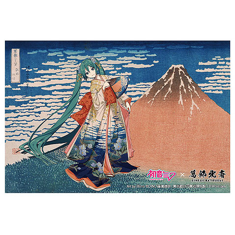 初音ミク×葛飾北斎 iXima ポストカード 凱風快晴[Presence]《０５月予約》