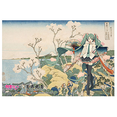 初音ミク×葛飾北斎 iXima ポストカード 東海道品川御殿山ノ不二[Presence]《０５月予約》
