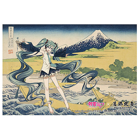初音ミク×葛飾北斎 iXima ポストカード 東海道江尻田子の浦略図[Presence]《０５月予約》