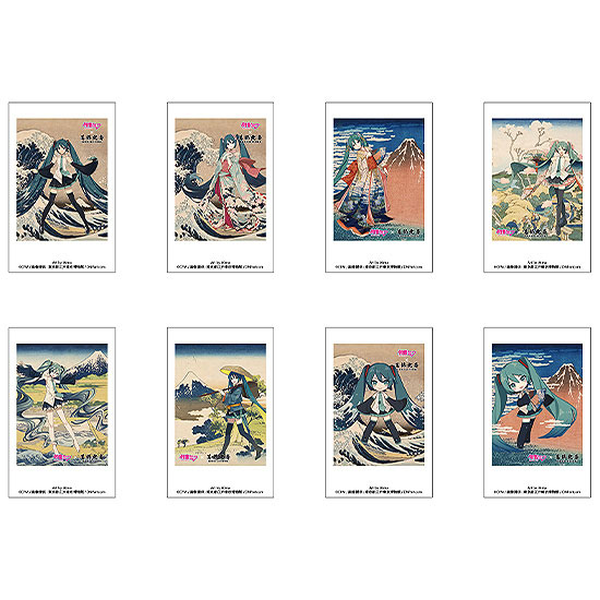初音ミク×葛飾北斎 iXima チェキカード 8個入りBOX