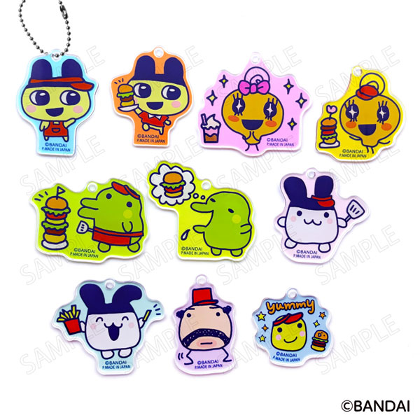 たまごっち ウェルカムバーガー アクリルキーホルダー 10個入りBOX[プレックス]《０６月予約》