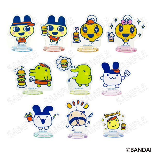 たまごっち ウェルカムバーガー ミニアクリルスタンド 10個入りBOX[プレックス]《０６月予約》