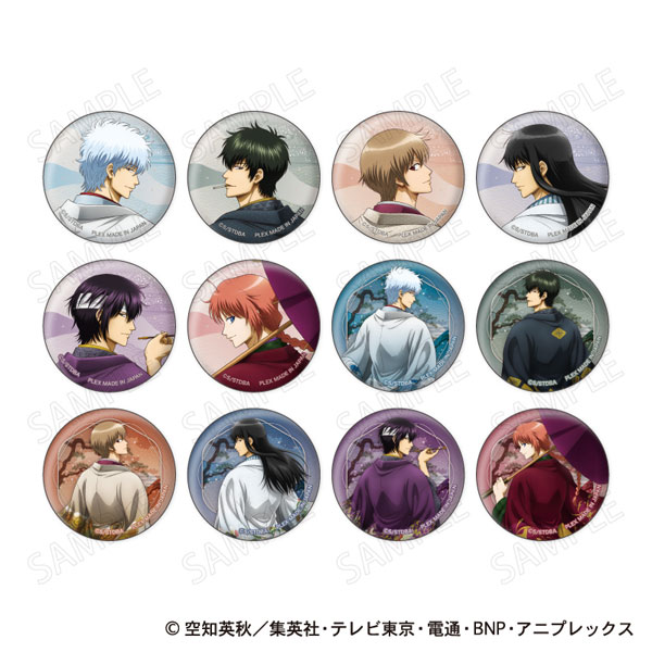 銀魂 缶バッジコレクション 和装×振り向き Ver. 12個入りBOX[プレックス]《０５月予約》