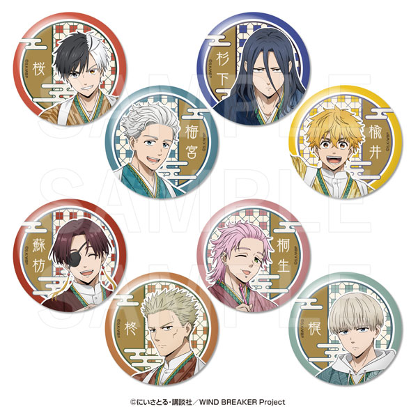 WIND BREAKER in E-DINER トレーディンググリッター缶バッジA 8個入りBOX[イーディス]《０６月予約》