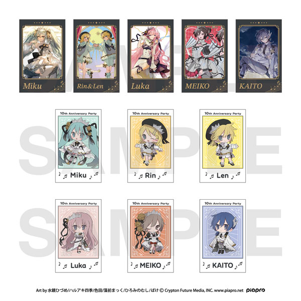 初音ミクシンフォニーコラボカフェ 10th Anniversary Party トレーディングフォト風カード 11個入りBOX[イーディス]《０６月予約》