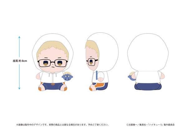 ハイキュー！！ もっちび ぬいぐるみ 月島蛍 ビーチボールver.