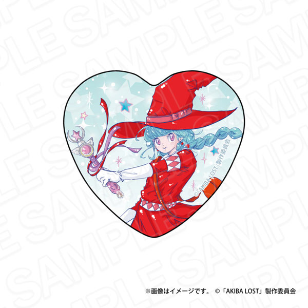 AKIBA LOST ハート型カンバッジ[コンテンツシード]《０６月予約》