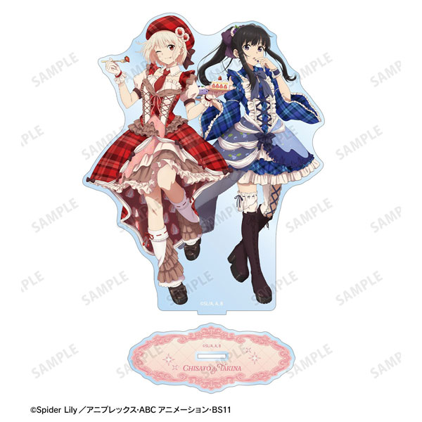 TVアニメ「リコリス・リコイル」 描き下ろし 錦木千束＆井ノ上たきな スイーツ衣装ver. BIGアクリルスタンド[アルマビアンカ]《０６月予約》