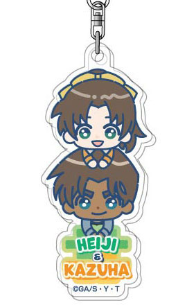 アクリルキーホルダー 名探偵コナン ぴっこりーず09 服部平次＆遠山和葉[バンダイ]《０５月予約》
