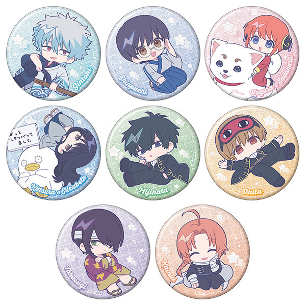 銀魂 ホログラムキャラバッジコレクション ぱすてるぽっぷ 8個入りBOX[ムービック]《０５月予約》