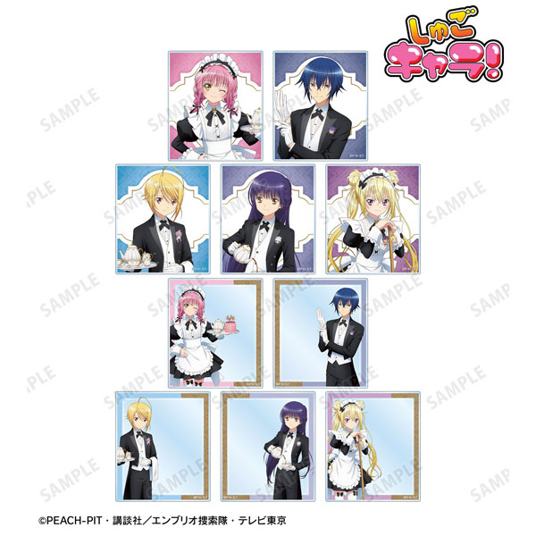 TVアニメ『しゅごキャラ！』 描き下ろし メイド＆執事ver. トレーディングアクリルカード 10個入りBOX[アルマビアンカ]《０７月予約》