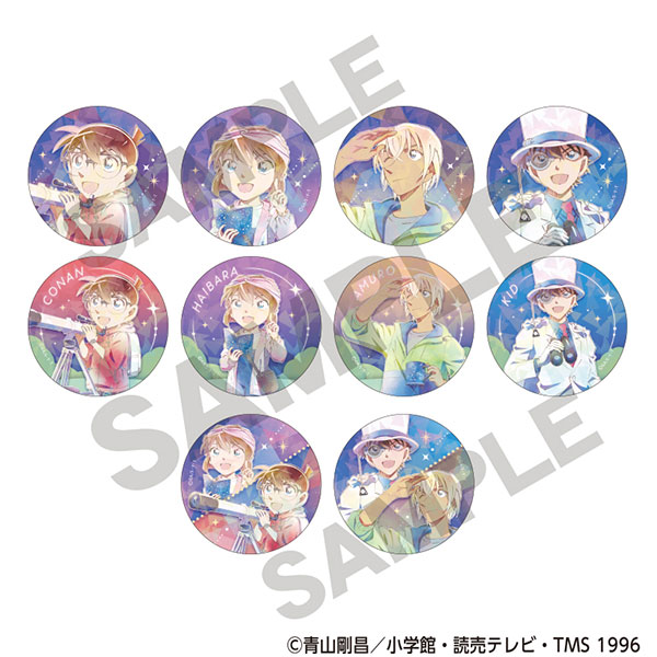 名探偵コナン トレーディングホログラム缶バッジ 天体観測 クラパレット 10個入りBOX[クラックス]《０５月予約》