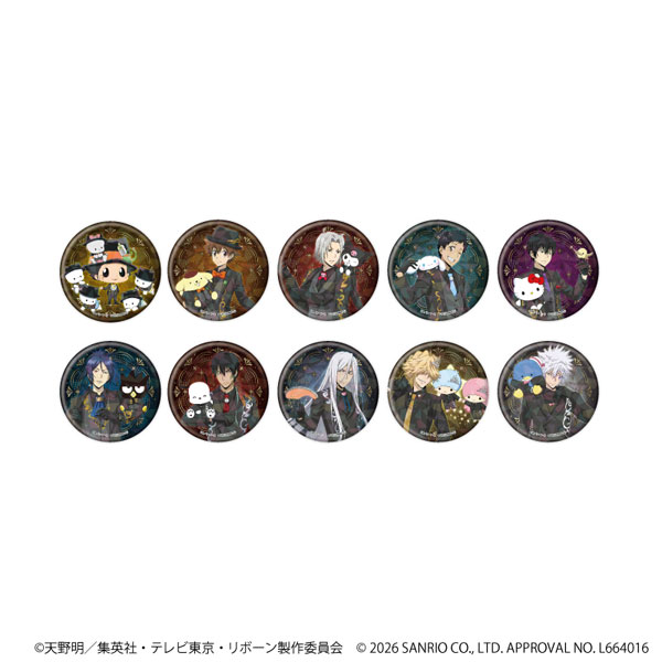 ホログラム缶バッジ(57mm)「家庭教師ヒットマンREBORN！×SANRIO CHARACTERS」02/コラボイラスト 10個入りBOX[A3]《０５月予約》