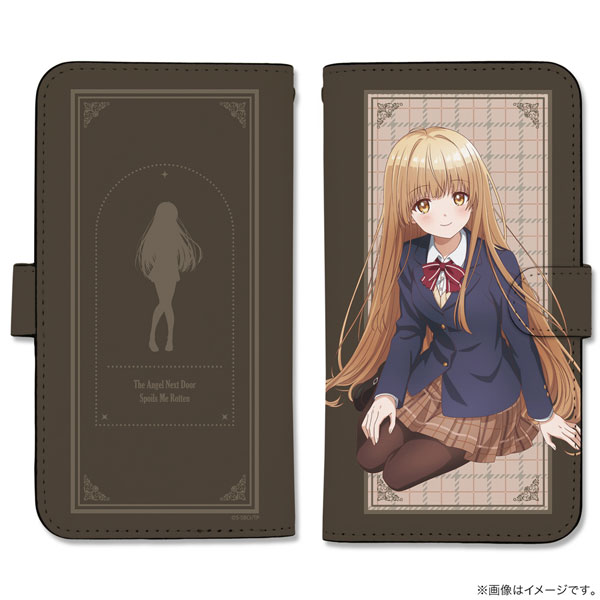 TVアニメ お隣の天使様にいつの間にか駄目人間にされていた件 椎名真昼 手帳型スマホケース(回転型)LLサイズ[コスパ]《０６月予約》