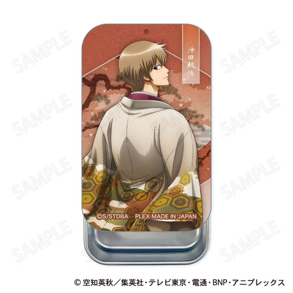 銀魂 スライド缶ケース 和装×振り向き Ver. C：沖田総悟[プレックス