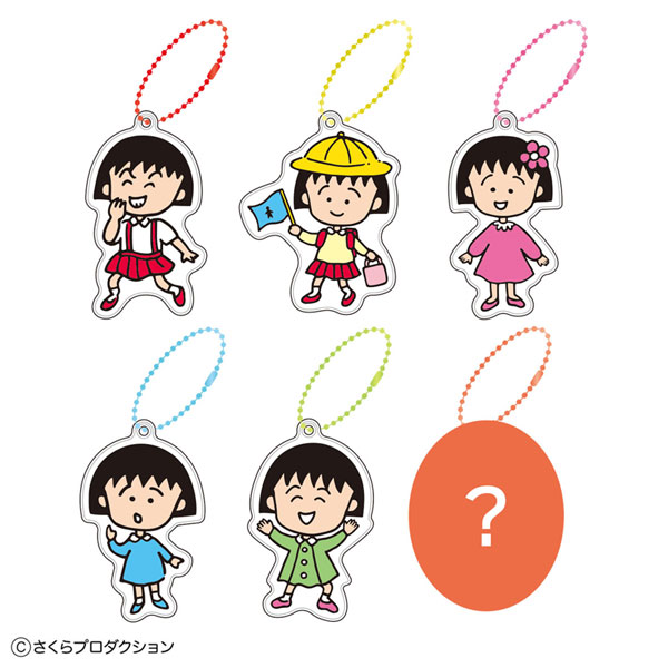 ちびまる子ちゃん リフレクターコレクション(レトロリバイバル) 6個