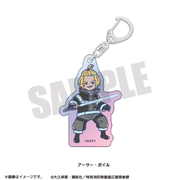 TVアニメ『炎炎ノ消防隊 参ノ章』 れとぽぷ オーロラアクリルキーホルダー アーサー・ボイル[プレイフルマインドカンパニー]《０５月予約》