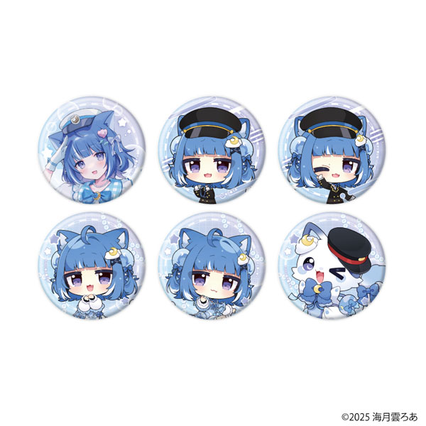 缶バッジ「海月雲ろあ」01/描き下ろしイラスト 6個入りBOX[A3]《０６月予約》