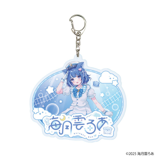 デカアクリルキーホルダー「海月雲ろあ」01/海月雲ろあ 駅員衣装ver(描き下ろしイラスト)[A3]《０６月予約》
