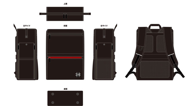 ガールズ＆パンツァー 最終章 バックパック TYPE：黒森峰女学園[AnotherAngle]【送料無料】《１０月予約》