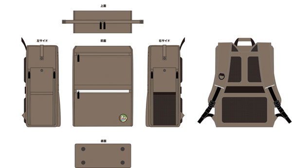 ガールズ＆パンツァー 最終章 バックパック TYPE：知波単学園[AnotherAngle]【送料無料】《１０月予約》