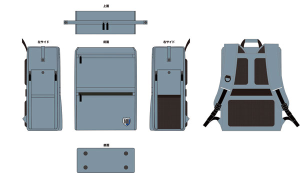 ガールズ＆パンツァー 最終章 バックパック TYPE：継続高校[AnotherAngle]【送料無料】《１０月予約》