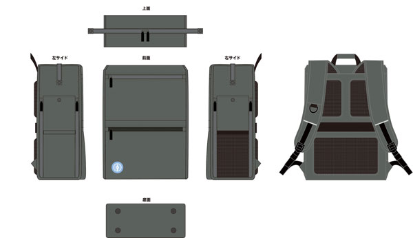 ガールズ＆パンツァー 最終章 バックパック TYPE：大学選抜[AnotherAngle]【送料無料】《１０月予約》