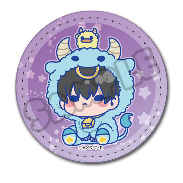 TVアニメ『家庭教師ヒットマンREBORN！』 第5弾 レザーバッジ(丸形)M-CD (雲雀恭弥)[シンクイノベーション]《０６月予約》