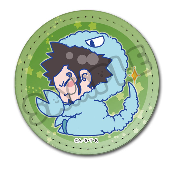 TVアニメ『家庭教師ヒットマンREBORN！』 第5弾 レザーバッジ(丸形)M-CM (レヴィ・ア・タン)[シンクイノベーション]《０６月予約》