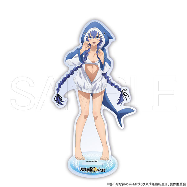 【限定販売】無職転生II ～異世界行ったら本気だす～ アクリルスタンド ロキシー アニマル水着 シャークVer.