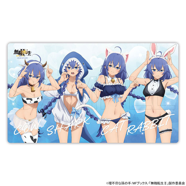 【限定販売】無職転生II ～異世界行ったら本気だす～ ラバーデスクマット ロキシー アニマル水着Ver.[ホビージャパン]《０７月予約》