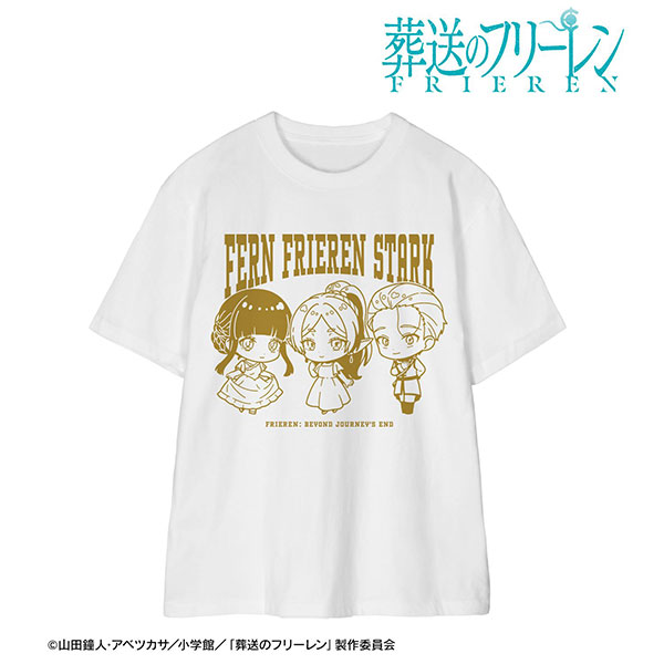 『葬送のフリーレン』 新パーティー ちびキャラ 社交界ver. Tee ユニセックス XL[アルマビアンカ]《０６月予約》