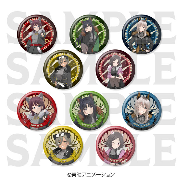 アニメ「ガールズバンドクライ」トレーディングメタリック缶バッジ「-DOG Dress-」 10個入りBOX