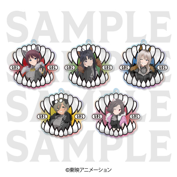 アニメ「ガールズバンドクライ」トレーディングホロアクリルキーホルダー「-DOG Dress-」 5個入りBOX