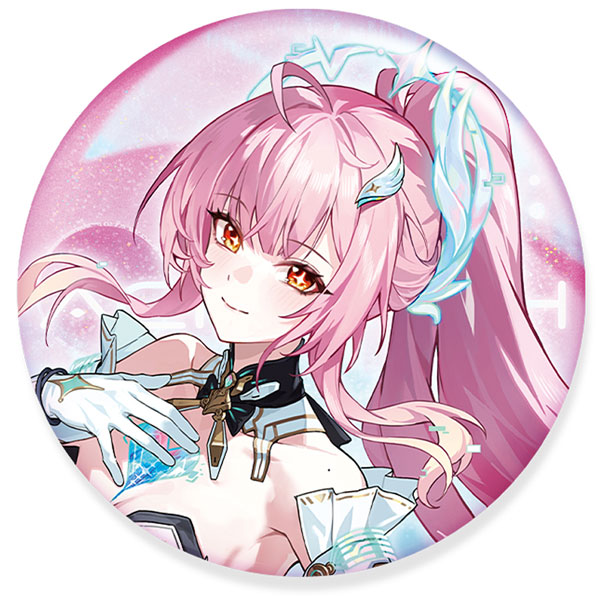 鳴潮　ゲームショウ　エイメス　缶バッジ　アクリルカード　Aemeath正規品 限定販売】『鳴潮』 深空映像シリーズ ブリキ缶バッジ エイメスVer