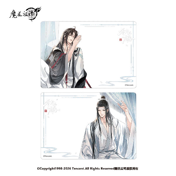 アニメ「魔道祖師」 私語Ver. アクリルクリアカード2枚セット