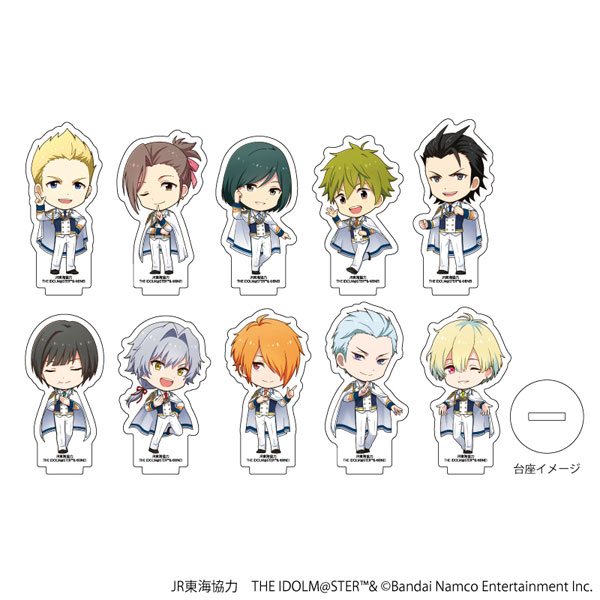 アクリルぷちスタンド「JR東海×『アイドルマスター』シリーズ TR＠VEL MEDLEY！！！！！！ with SideM」01/ 10個入りBOX