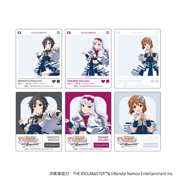 アクリルカード「JR東海×『アイドルマスター』シリーズ TR＠VEL MEDLEY！！！！！！ with THE IDOLM＠STER」06/ 6個入りBOX