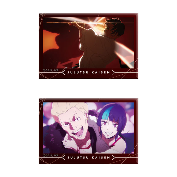 呪術廻戦 死滅回游 前編 スクエア缶バッジ2個セット OPver. B[東宝]《０６月予約》
