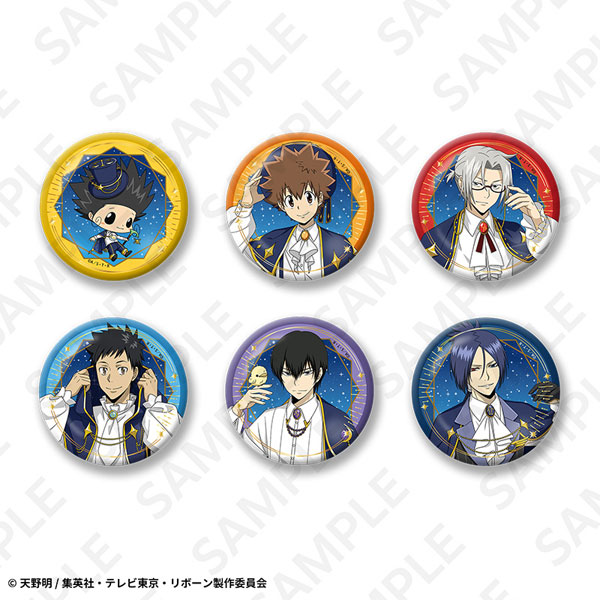 家庭教師ヒットマンREBORN！ トレーディング箔押し缶バッジセット 星座Ver. 6個入りBOX