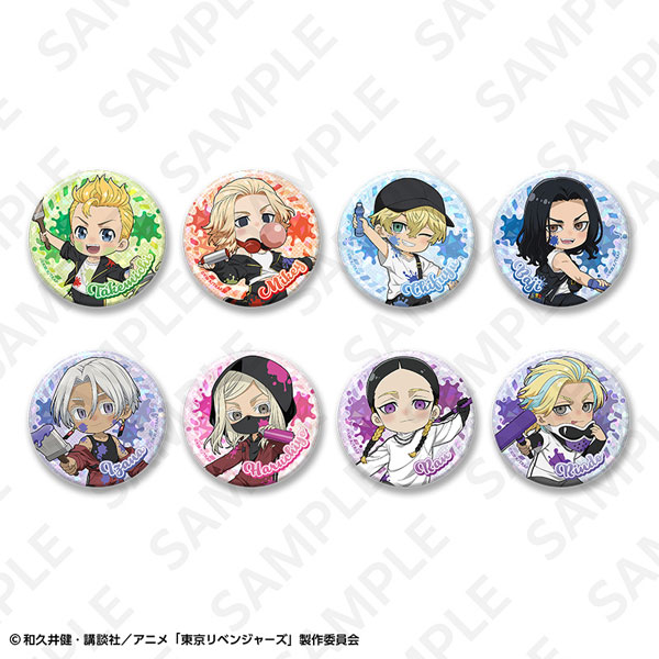 東京リベンジャーズ トレーディングホログラム缶バッジ グラフィティver.セット 8個入りBOX