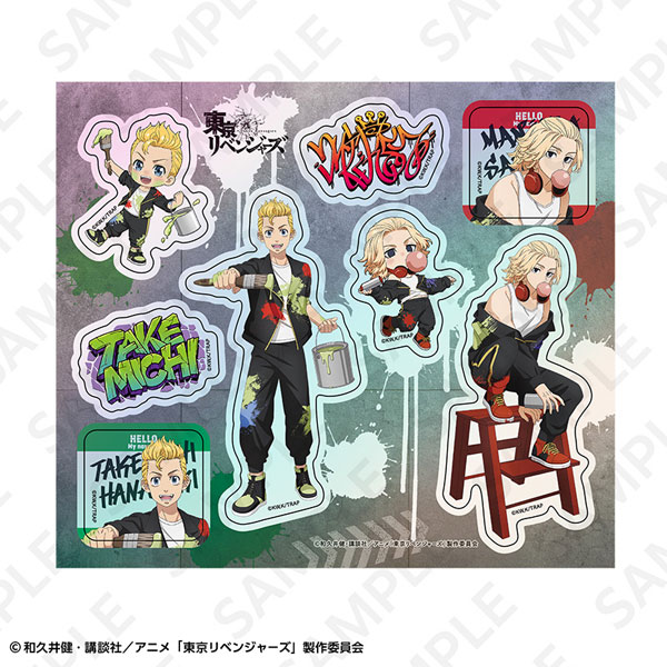 東京リベンジャーズ オーロラバディステッカー グラフィティver. タケミチ＆マイキー[ディー・エヌ・エー]《０６月予約》