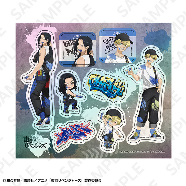 東京リベンジャーズ オーロラバディステッカー グラフィティver. 千冬＆場地[ディー・エヌ・エー]《０６月予約》