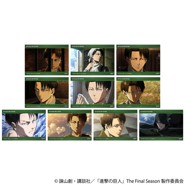 進撃の巨人 ブロマイドコレクション リヴァイ 5パック入りBOX[ムービック]《０５月予約》