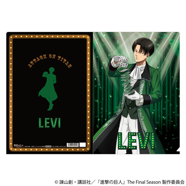 進撃の巨人 クリアファイル リヴァイ ～マジシャン～[ムービック]《０５月予約》