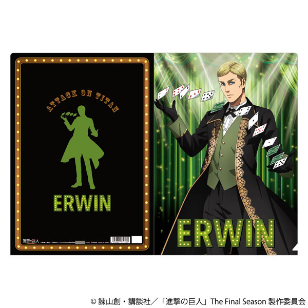 進撃の巨人 クリアファイル エルヴィン ～マジシャン～[ムービック]《０５月予約》