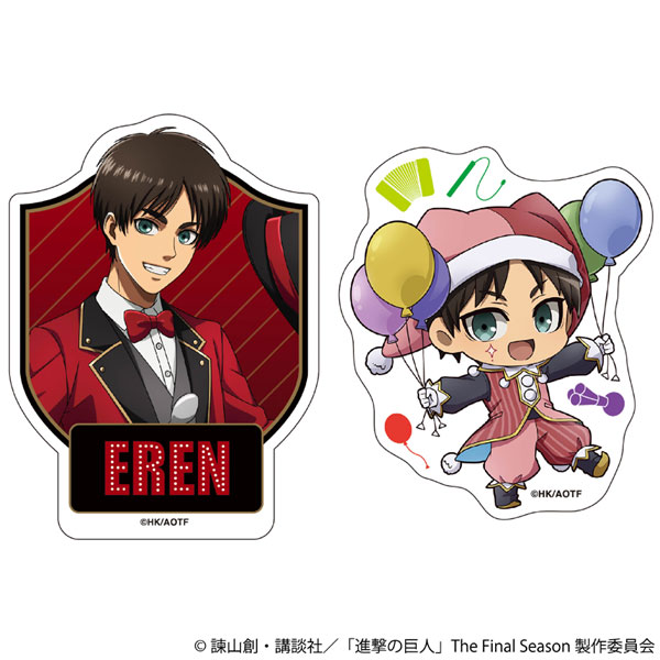 進撃の巨人 ステッカーセット エレン[ムービック]《０５月予約》